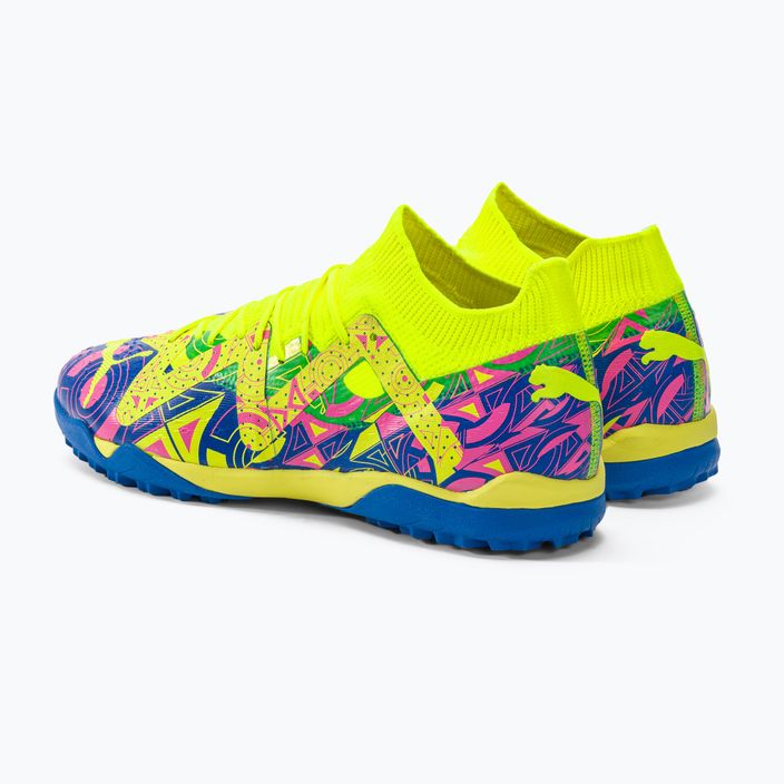 PUMA Future Match Energy TT мъжки футболни обувки ултра синьо/жълто алармено/светло розово 3