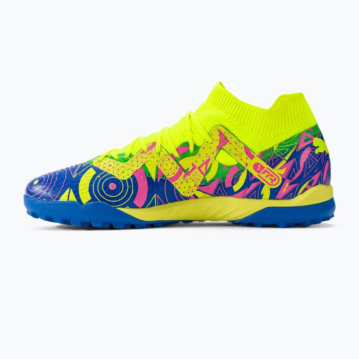 PUMA Future Match Energy TT мъжки футболни обувки ултра синьо/жълто алармено/светло розово 10