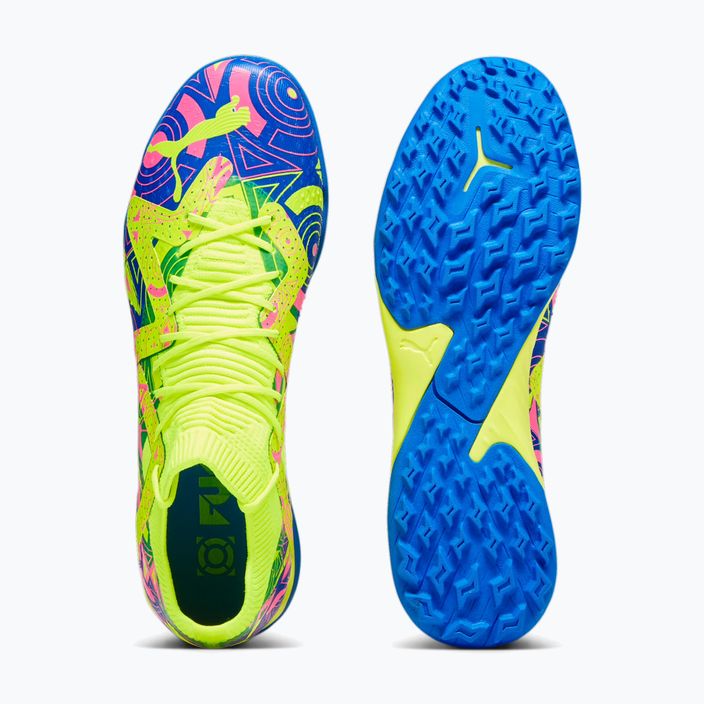 PUMA Future Match Energy TT мъжки футболни обувки ултра синьо/жълто алармено/светло розово 15
