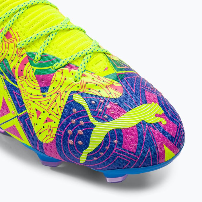 PUMA Future Ultimate Energy FG/AG мъжки футболни обувки ултра синьо/жълто алармено/светло розово 7