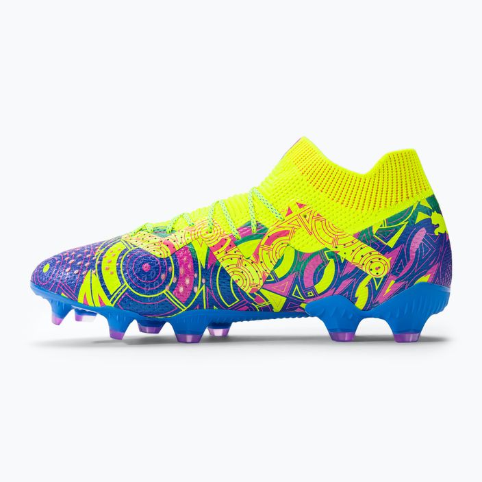 PUMA Future Ultimate Energy FG/AG мъжки футболни обувки ултра синьо/жълто алармено/светло розово 10