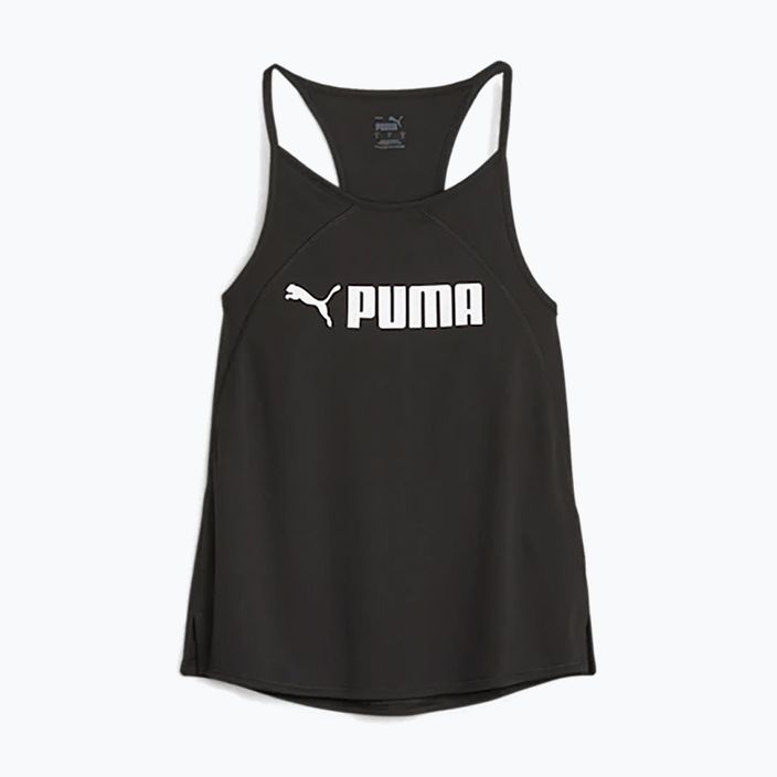 Дамска тренировъчна тениска PUMA Fit Fashion Ultrabreathe Allover Tank puma black/puma white