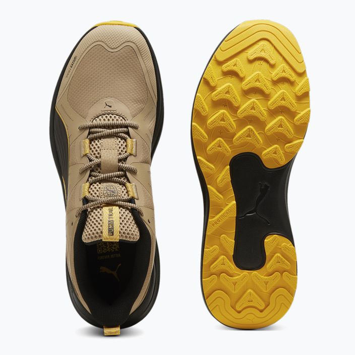 PUMA Reflect Lite Trail обувки за бягане prairie tan/yellow sizzle/puma black 4