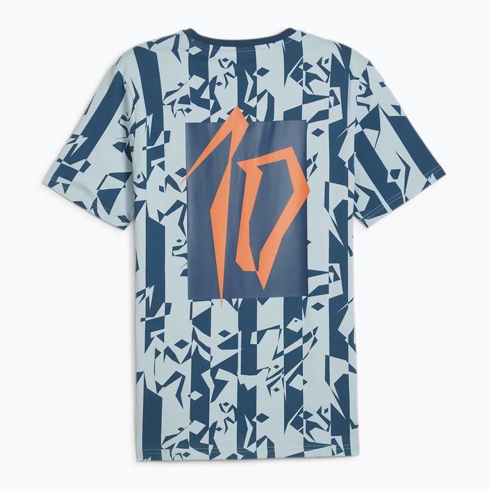 Мъжка футболна тениска PUMA Neymar Jr Creativity Logo ocean tropic/turquoise surf 2