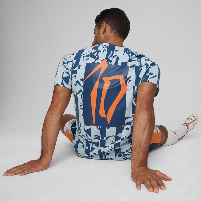 Мъжка футболна тениска PUMA Neymar Jr Creativity Logo ocean tropic/turquoise surf 6