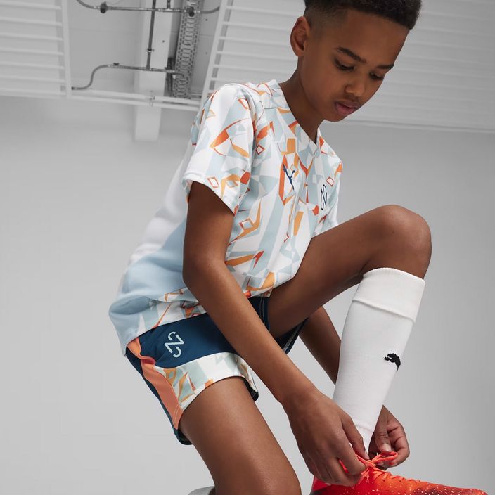 Детски футболни шорти PUMA Neymar JR Creativity Training ocean tropic/hot heat 5