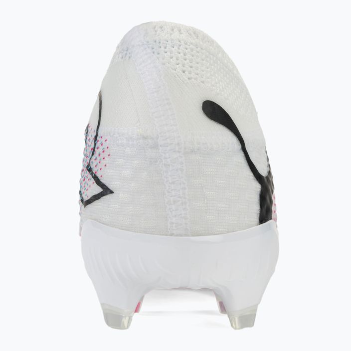 Футболни обувки PUMA Future 7 Ultimate Low FG/AG бяло/черно/отровно розово/ярко аква/сребърна мъгла 6