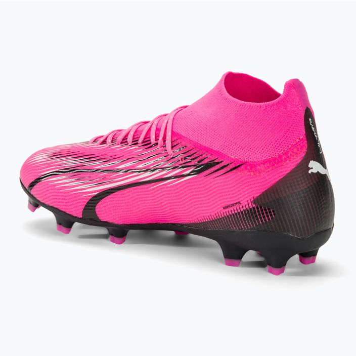 Детски футболни обувки PUMA Ultra Pro FG/AG Jr poison pink/puma white/puma black 3