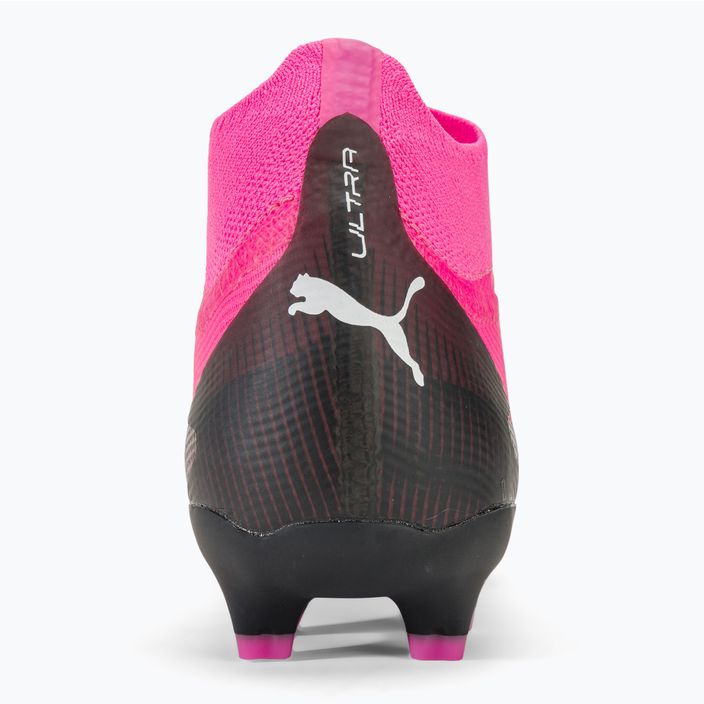 Детски футболни обувки PUMA Ultra Pro FG/AG Jr poison pink/puma white/puma black 6
