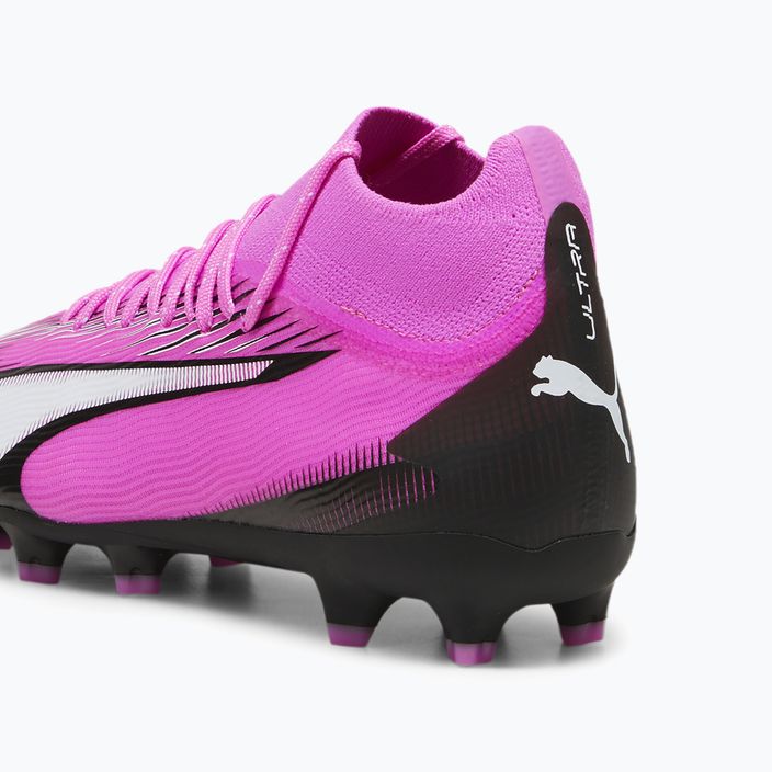 Детски футболни обувки PUMA Ultra Pro FG/AG Jr poison pink/puma white/puma black 13