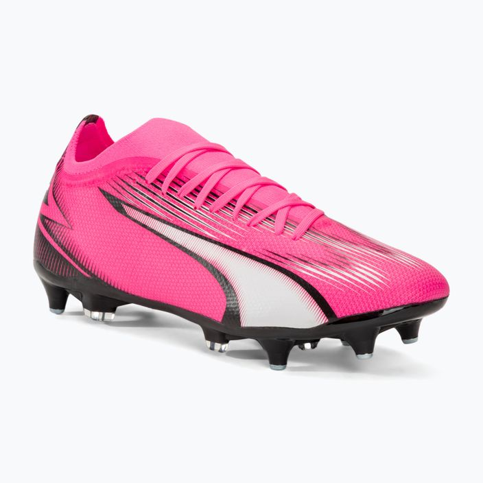 Футболни обувки PUMA Ultra Match MxSG отровно розово/пума бяло/пума черно