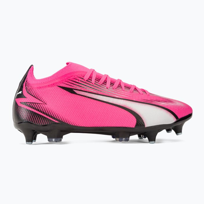 Футболни обувки PUMA Ultra Match MxSG отровно розово/пума бяло/пума черно 2