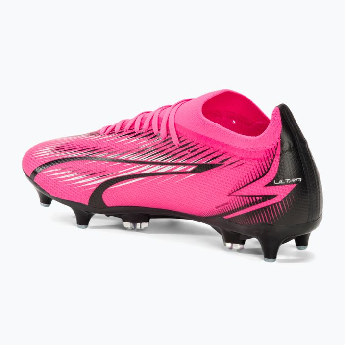 Футболни обувки PUMA Ultra Match MxSG отровно розово/пума бяло/пума черно 3
