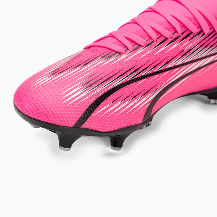 Футболни обувки PUMA Ultra Match MxSG отровно розово/пума бяло/пума черно 7