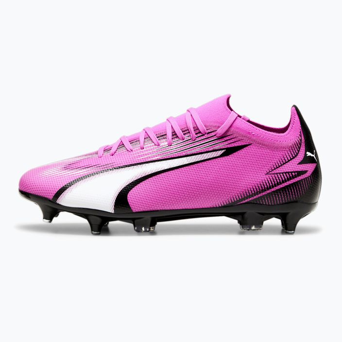 Футболни обувки PUMA Ultra Match MxSG отровно розово/пума бяло/пума черно 8
