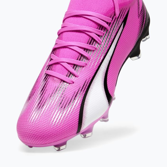 Футболни обувки PUMA Ultra Match FG/AG отровно розово/пума бяло/пума черно 12