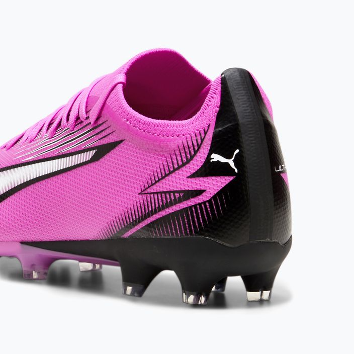 Футболни обувки PUMA Ultra Match FG/AG отровно розово/пума бяло/пума черно 13