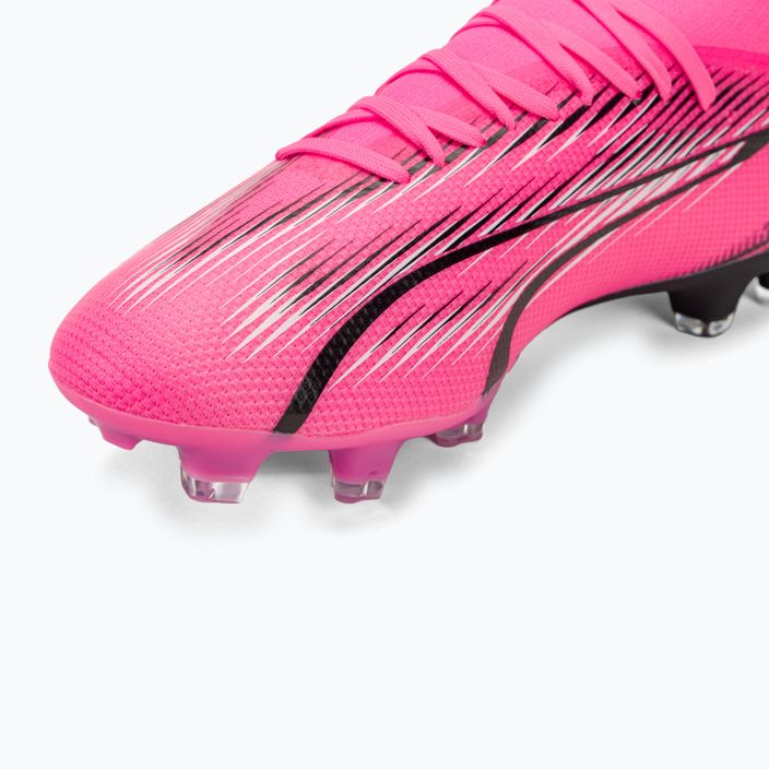 Футболни обувки PUMA Ultra Match FG/AG отровно розово/пума бяло/пума черно 7