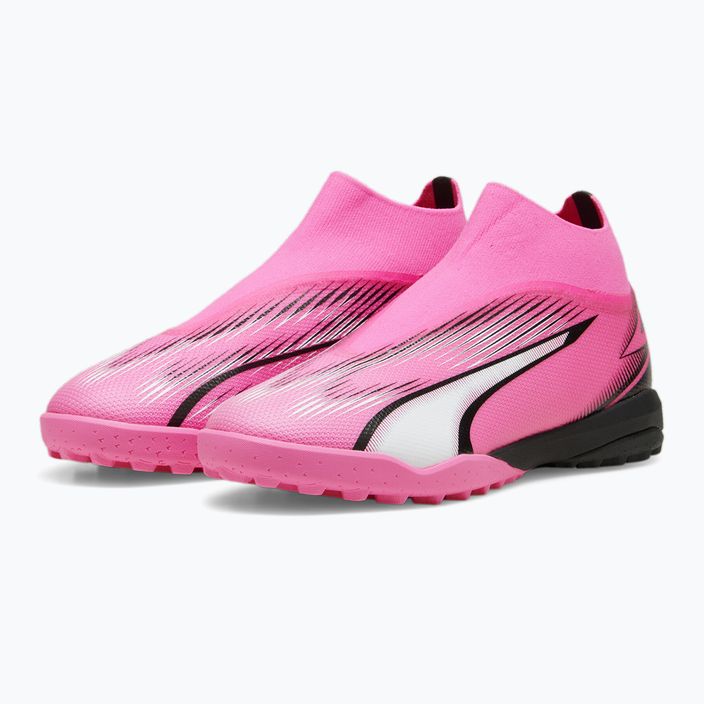 PUMA Ultra Match + LL TT отровно розово/пума бяло/пума черно футболни обувки 10