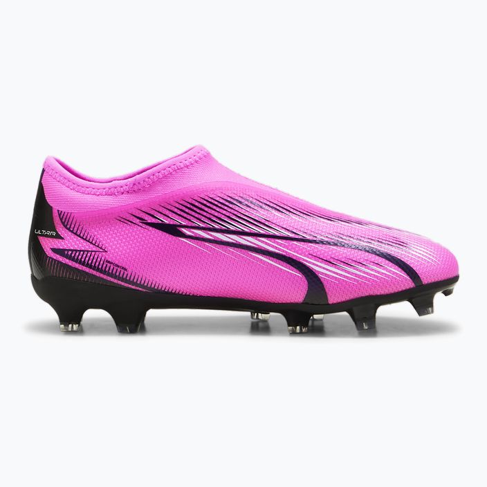 Детски футболни обувки PUMA Ultra Match LL FG/AG Jr poison pink/puma white/puma black 9
