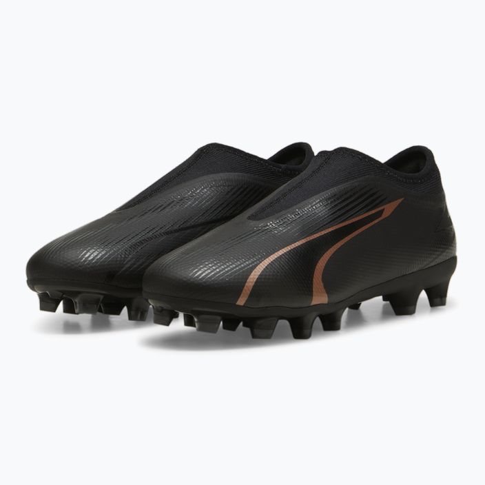 PUMA Ultra Match LL FG/AG Jr детски футболни обувки puma black/copper rose 10