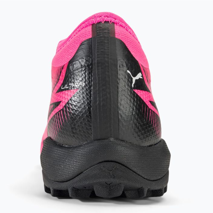 Детски футболни обувки PUMA Ultra Match LL TT + Mid Jr poison pink/puma white/puma black 6