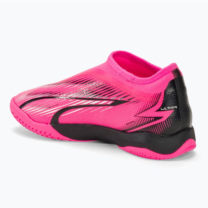 Детски футболни обувки PUMA Ultra Match LL IT+ Mid poison pink/puma white/puma black 3