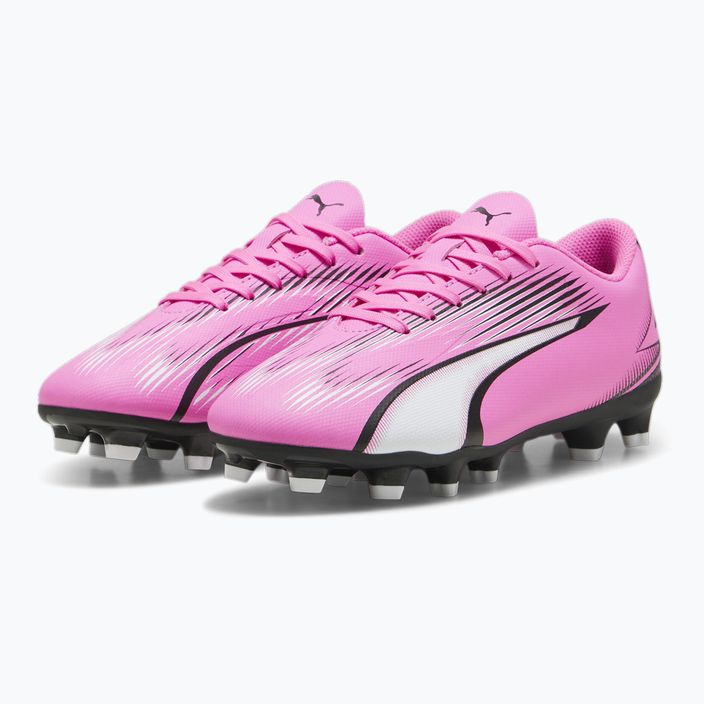 Детски футболни обувки PUMA Ultra Play FG/AG Jr poison pink/puma white/puma black 10