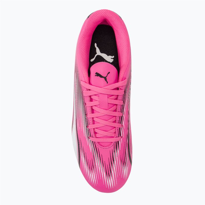 Детски футболни обувки PUMA Ultra Play FG/AG Jr poison pink/puma white/puma black 5