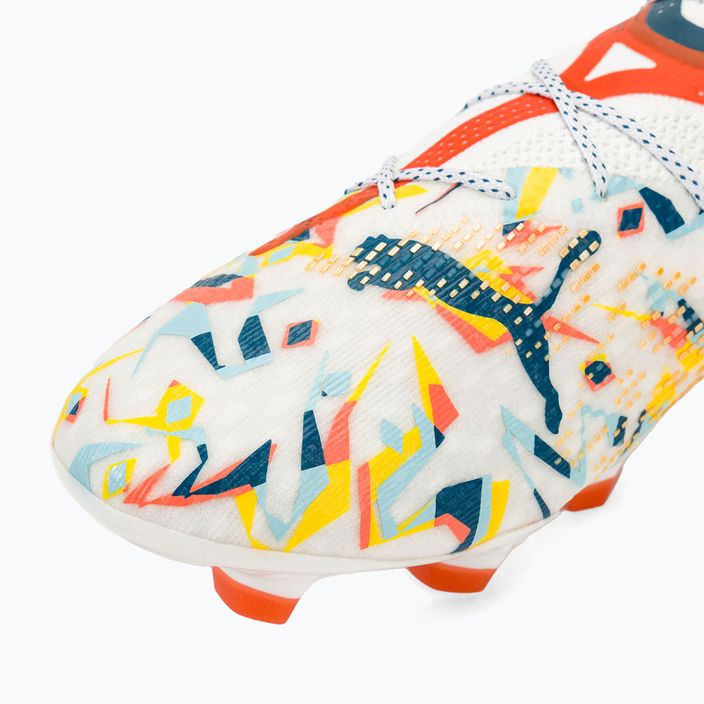 Футболни обувки PUMA Future 7 Ultimate Creativity FG/AG white/oceantropic/ turquoisesurf/ hotheat/sunstream 7