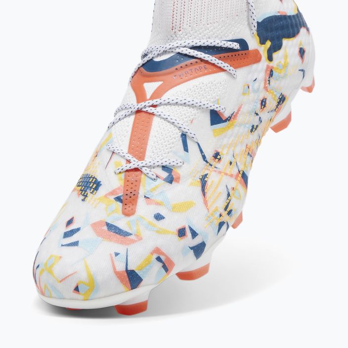 Футболни обувки PUMA Future 7 Ultimate Creativity FG/AG white/oceantropic/ turquoisesurf/ hotheat/sunstream 12