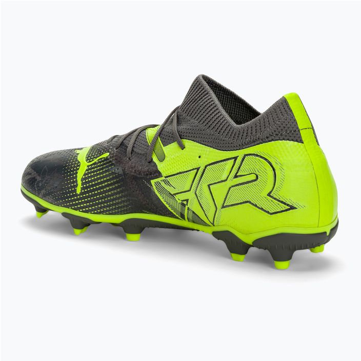 Детски футболни обувки PUMA Future 7 Match Rush FG/AG strong grey/cool dark grey/electric lime 3