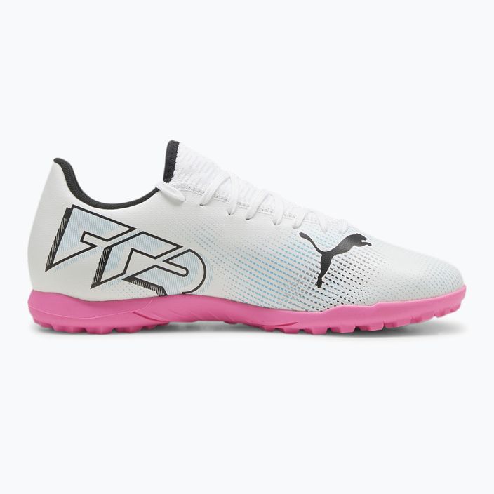 PUMA Future 7 Play TT футболни обувки puma white/puma black/poison pink 9