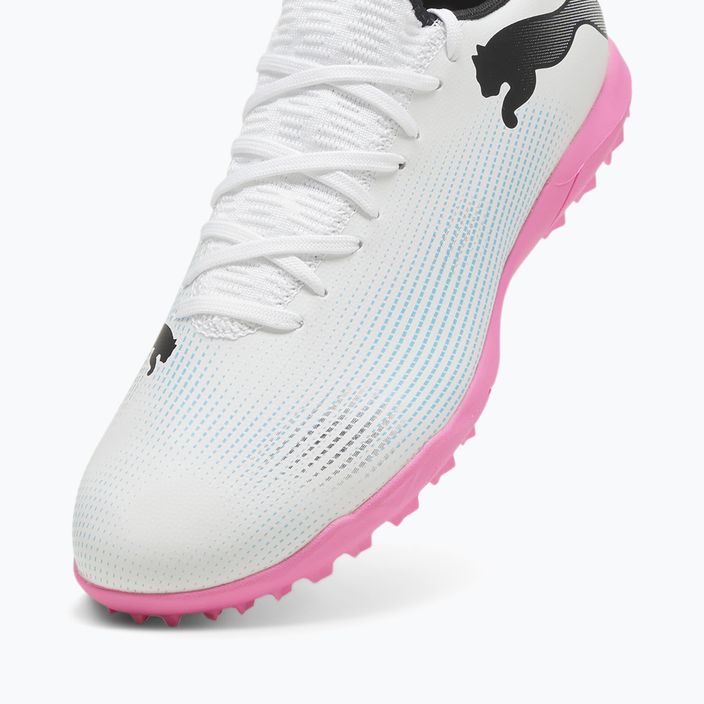 PUMA Future 7 Play TT футболни обувки puma white/puma black/poison pink 12