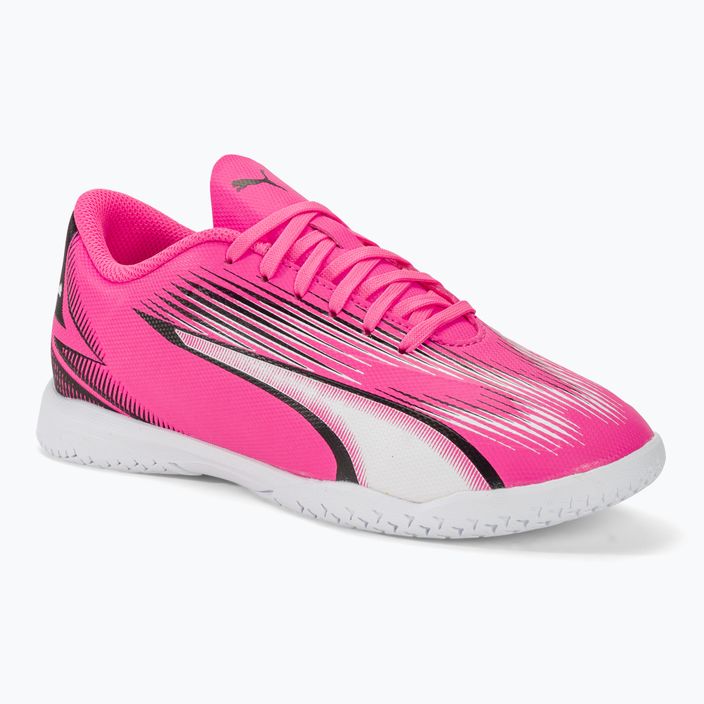 Детски футболни обувки PUMA Ultra Play TT Jr отровно розово/пума бяло/пума черно