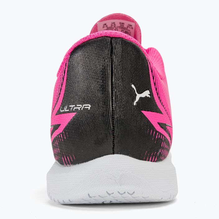 Детски футболни обувки PUMA Ultra Play TT Jr отровно розово/пума бяло/пума черно 6