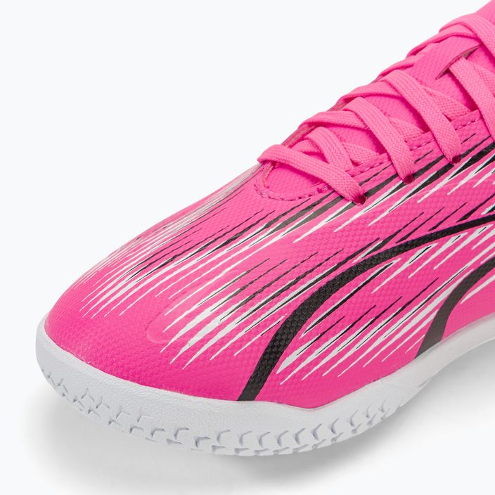 Детски футболни обувки PUMA Ultra Play TT Jr отровно розово/пума бяло/пума черно 7