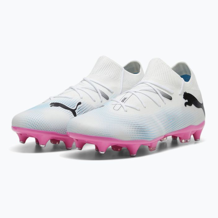 PUMA Future 7 Match MxSG футболни обувки puma white/puma black/poison pink 10