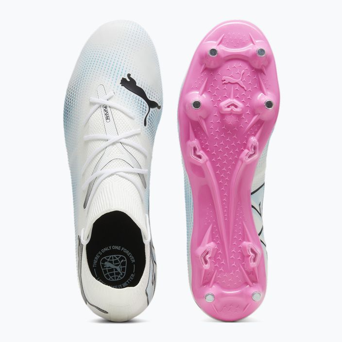 PUMA Future 7 Match MxSG футболни обувки puma white/puma black/poison pink 11