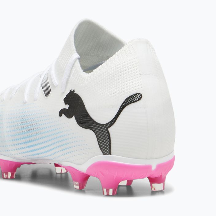 PUMA Future 7 Match FG/AG футболни обувки puma white/puma black/poison pink 13