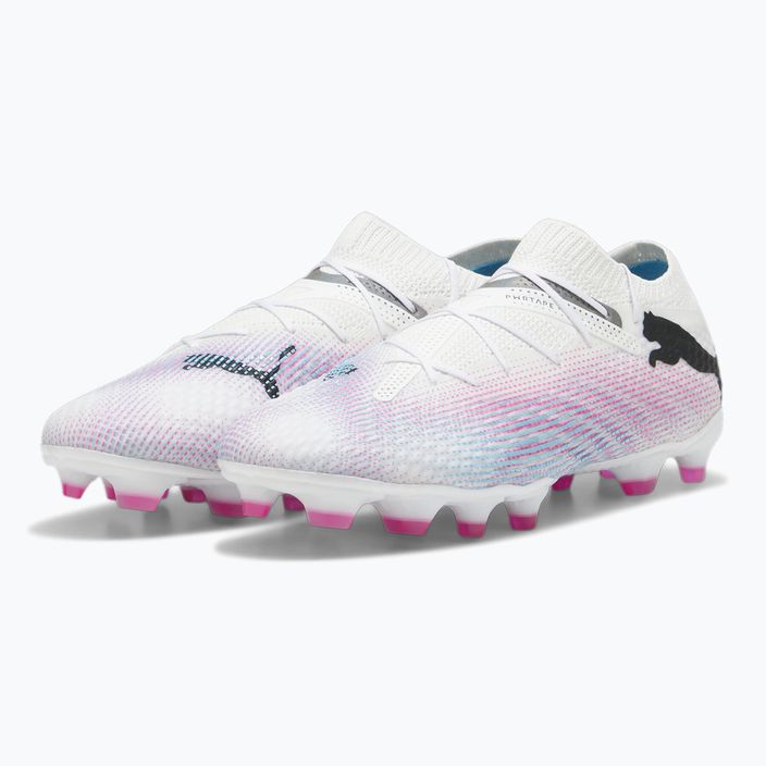 PUMA Future 7 Pro+ FG/AG футболни обувки puma white/puma black/poison pink 10