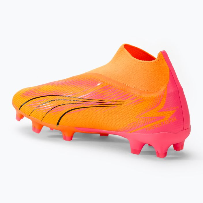 PUMA Ultra Match+ LL Fg/Ag sunset glow/puma black/sun stream футболни обувки 3