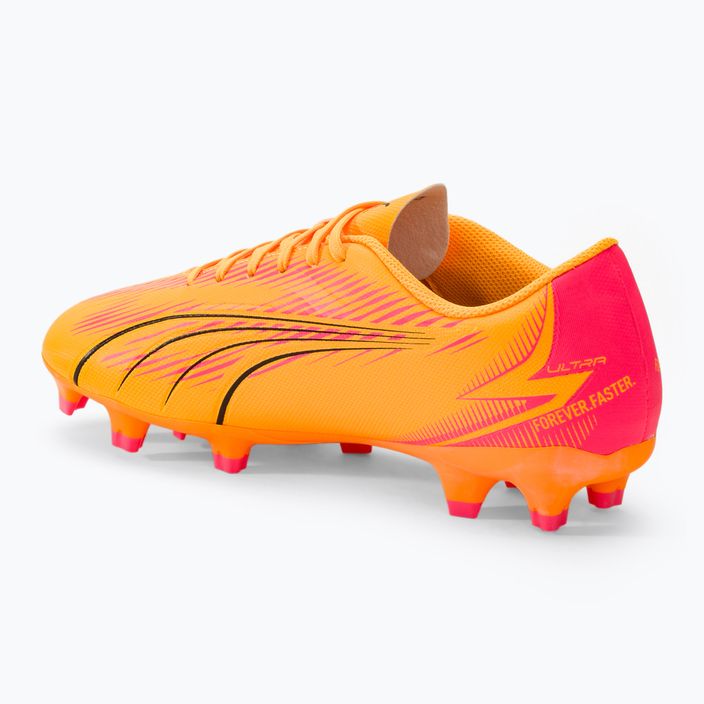 Футболни обувки PUMA Ultra Play FG/AG sunset glow/puma black/sun stream 3