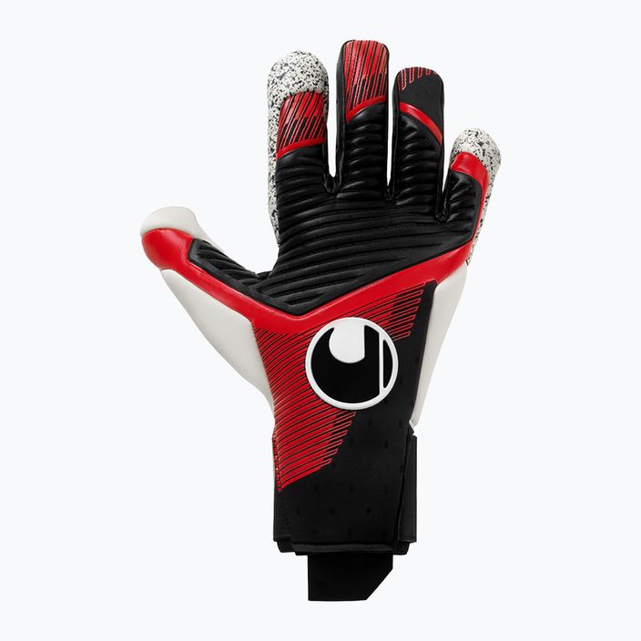 Uhlsport Powerline Supergrip+ Flex вратарски ръкавици черни/червени/бели