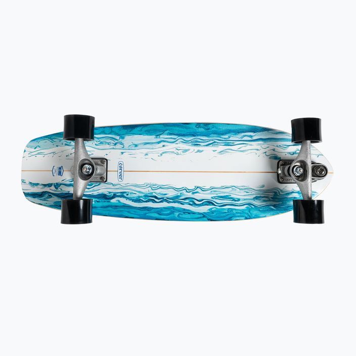 Surfskate скейтборд Carver C7 Raw 31" Resin 2022 Complete blue and white C1013011135