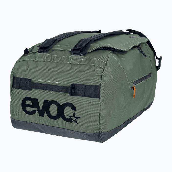 EVOC Duffle 60 л водоустойчива чанта тъмна маслина/черно 4