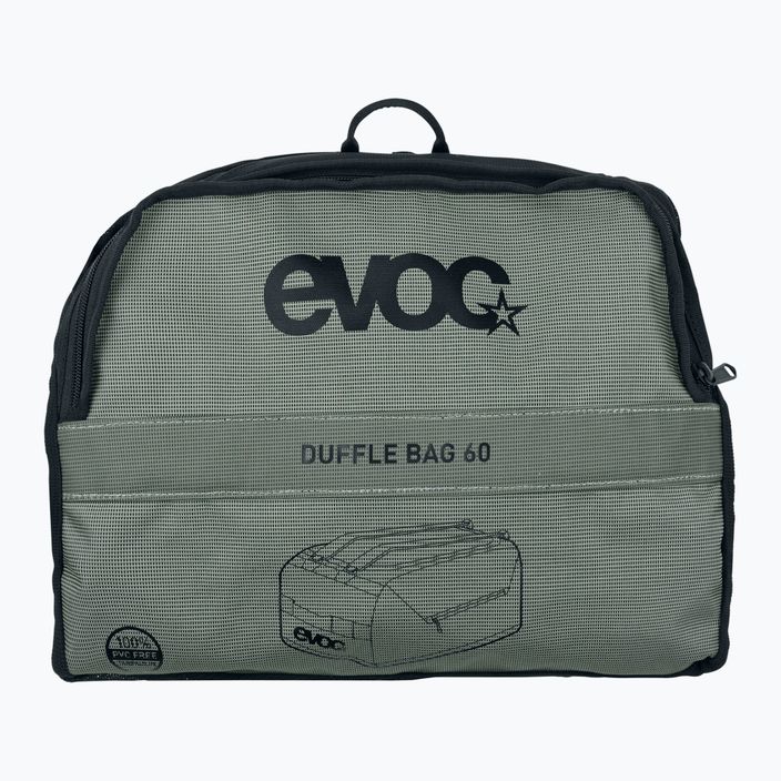 EVOC Duffle 60 л водоустойчива чанта тъмна маслина/черно 7
