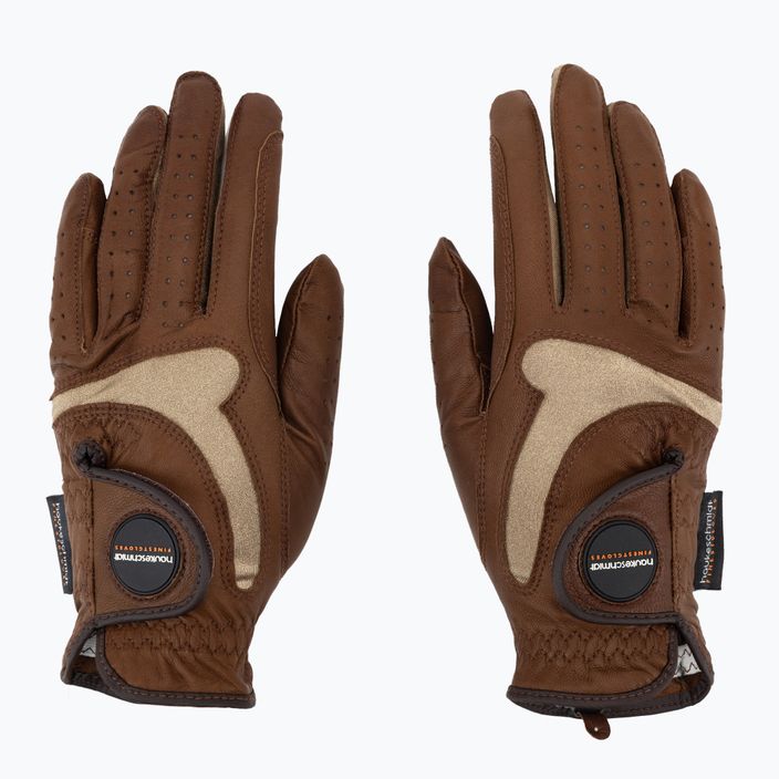 HaukeSchmidt ръкавици за езда Arabella кафяви 0111-200-11 3