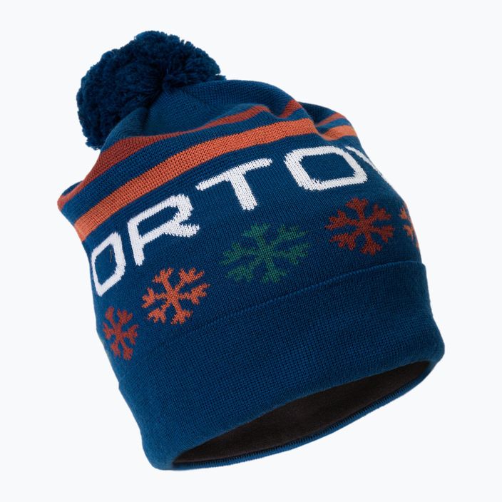 Ortovox Nordic Плетена зимна шапка синя 68022
