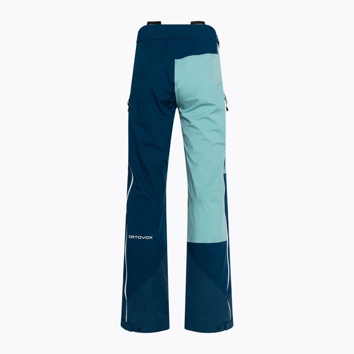 Дамски ски панталони Ortovox 3L Ortler blue 7061800006 2
